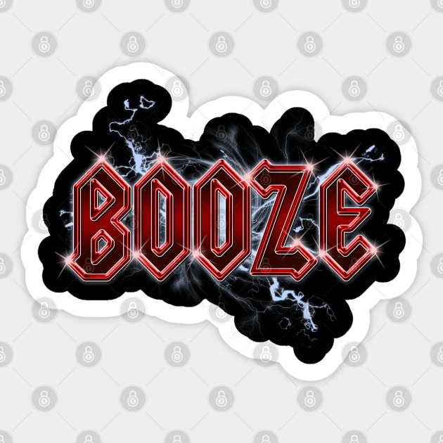 Booze Sticker by Eggy's Blackberry Way